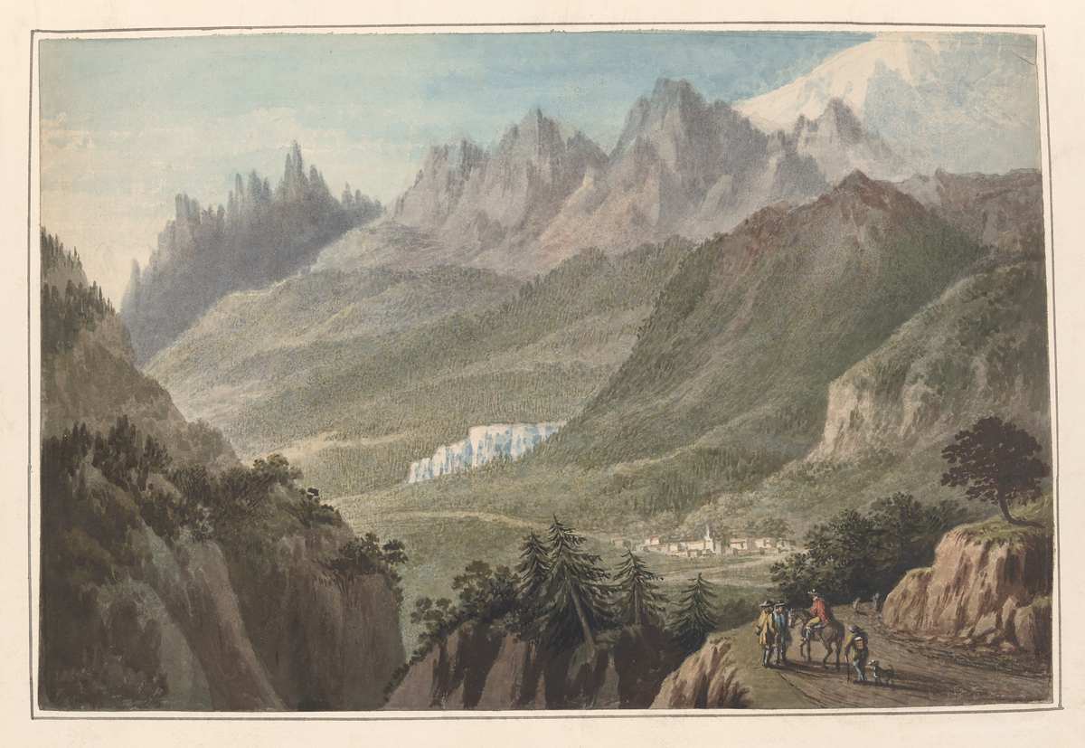 General View of the Valley of Chamonix